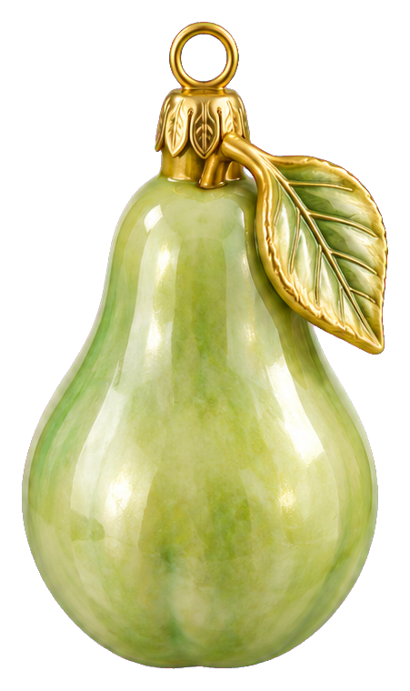 Preview for Golden Pear Christmas Ornament