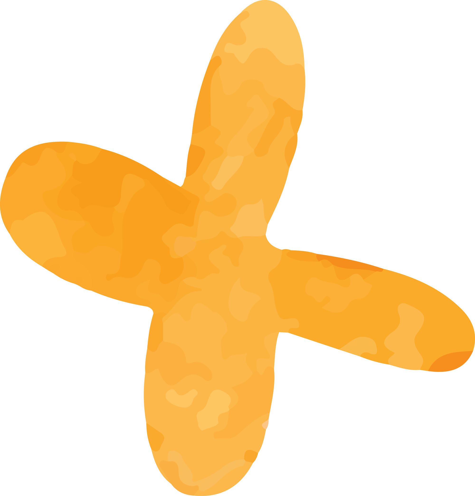 Preview for Orange-star-symbol-summer-watercolor-sticker-26071