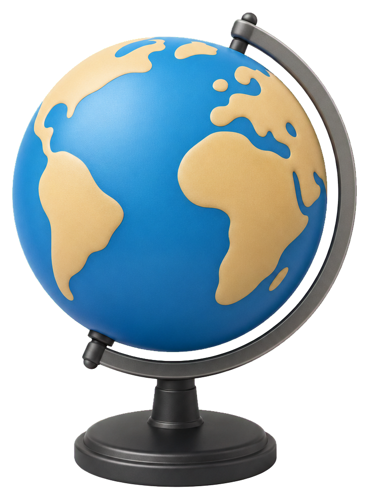 Preview for Globe Sticker For School And Education Designs