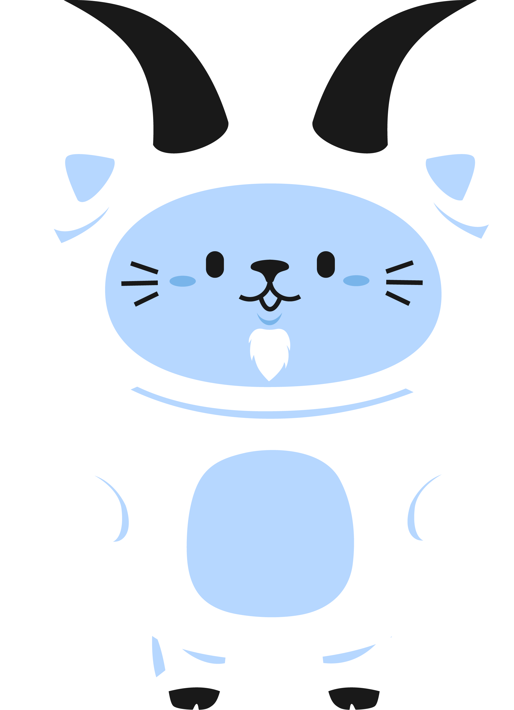 Preview for Yeti-cat-illustration-zodiac-sticker-ccd12