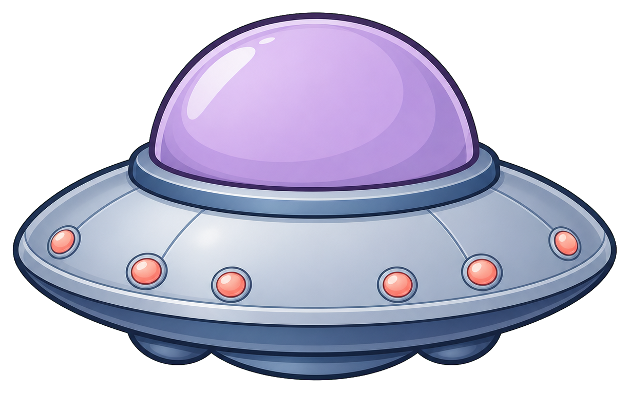 Preview for Blank Ufo Sticker