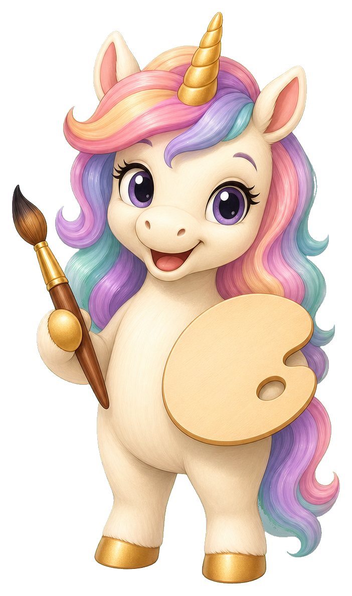 Preview for Unicorn Artist Sticker