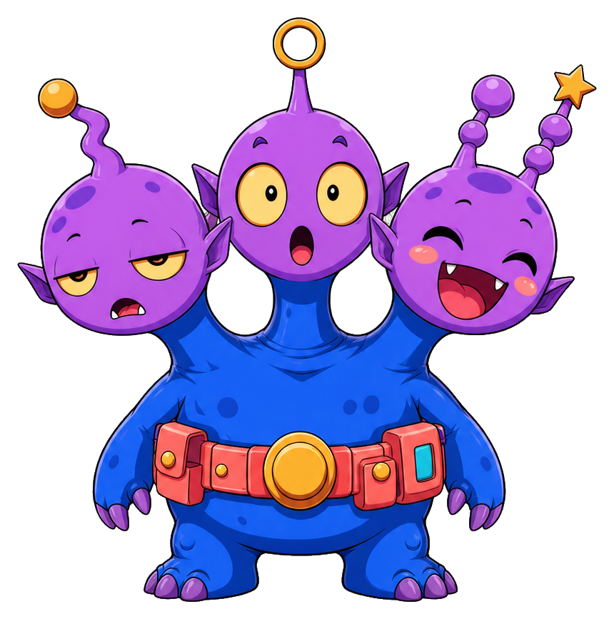 Preview for Anime Alien Creature Sticker