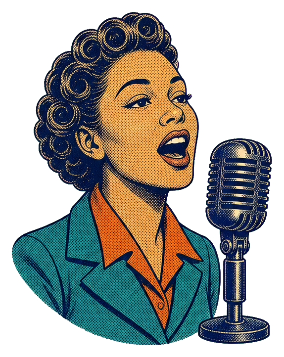Preview for Vintage Singer Microphone Sticker