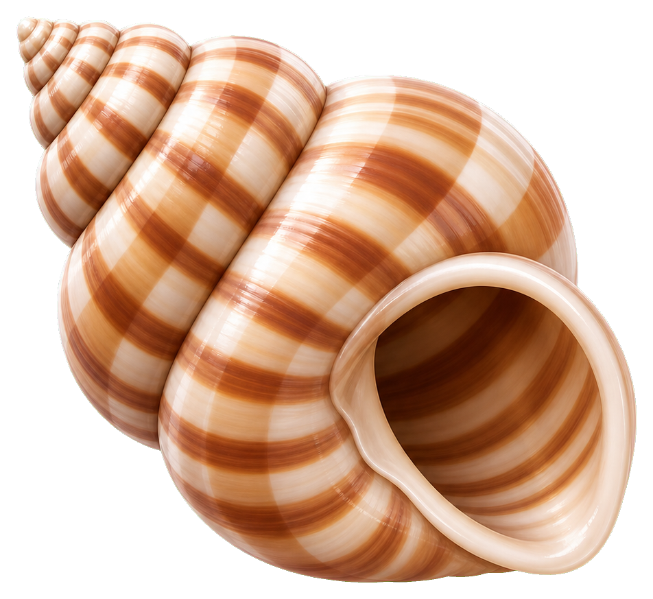 Preview for Striped Shell Sticker