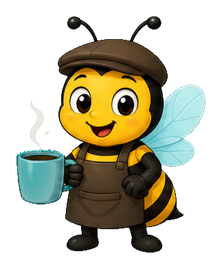 Preview for Bee Barista Sticker