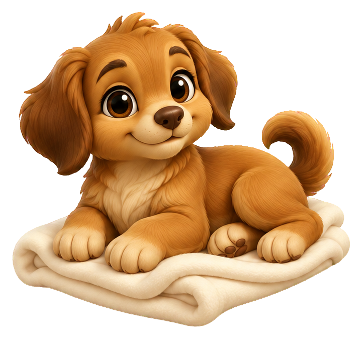 Preview for 3d Puppy Pals Puppy Blanket