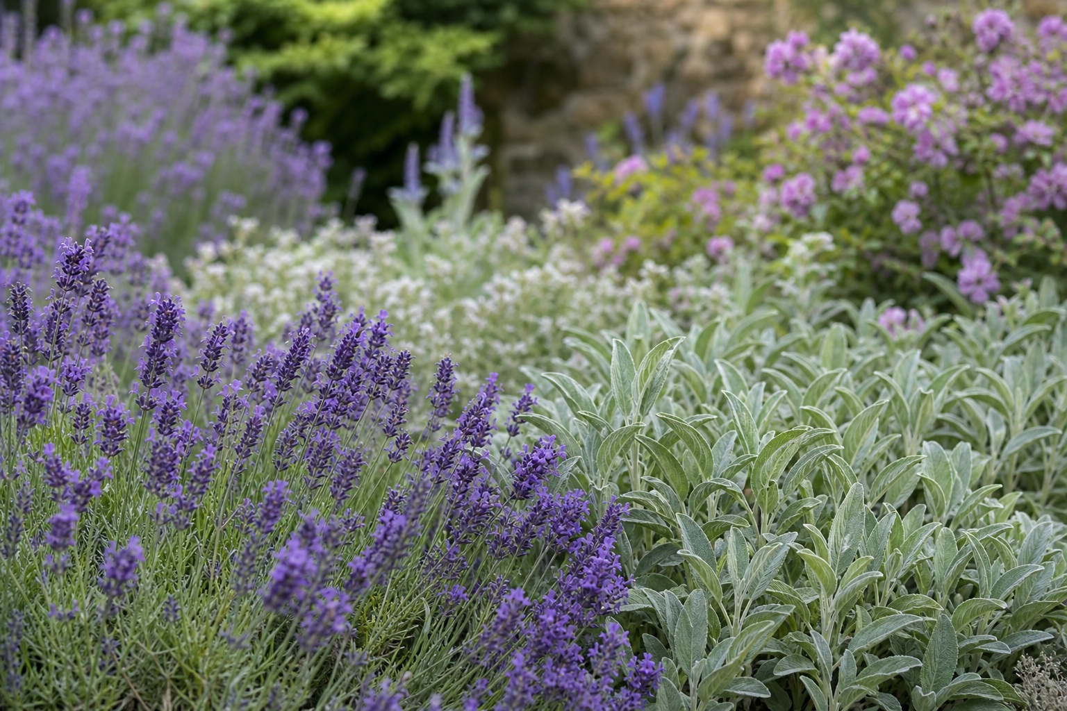 Preview for Lavender Garden Spring Background