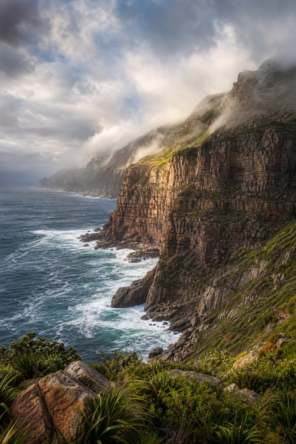 Preview for Dramatic Coastal Cliffs Background