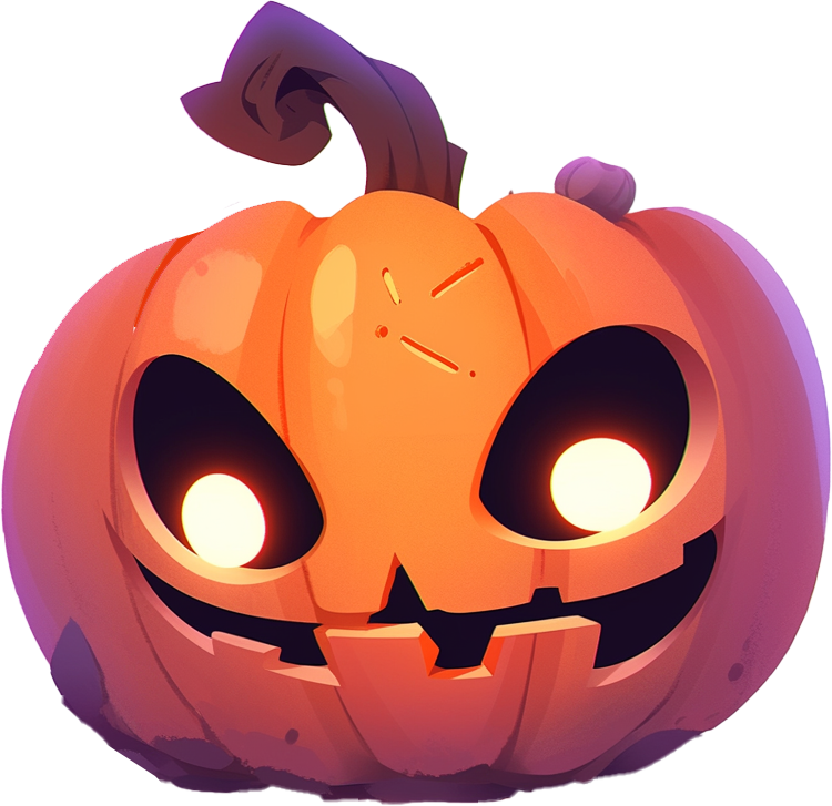 Preview for Halloween-jack-o-lantern-illustration-pumpkins-sticker-1de91