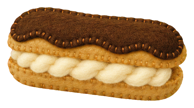 Preview for Felt Bakery Treats Chocolate Eclair
