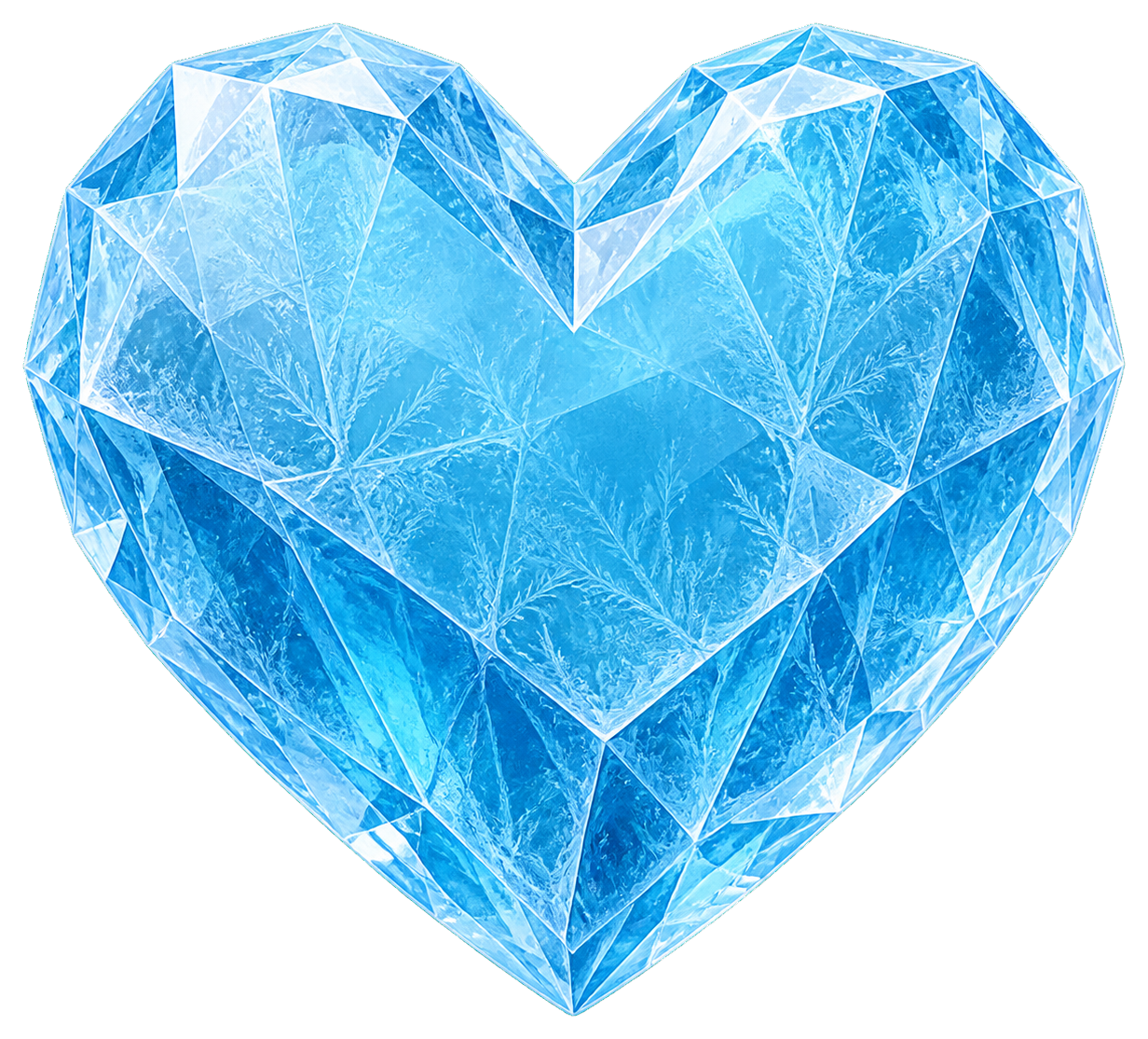 Preview for Icy Blue Heart Sticker