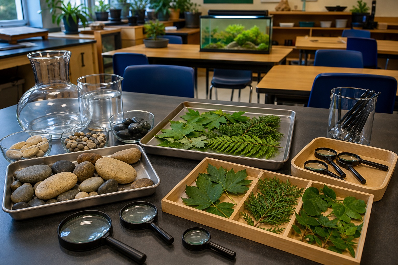 Preview for Science Classroom Background For Education Designs