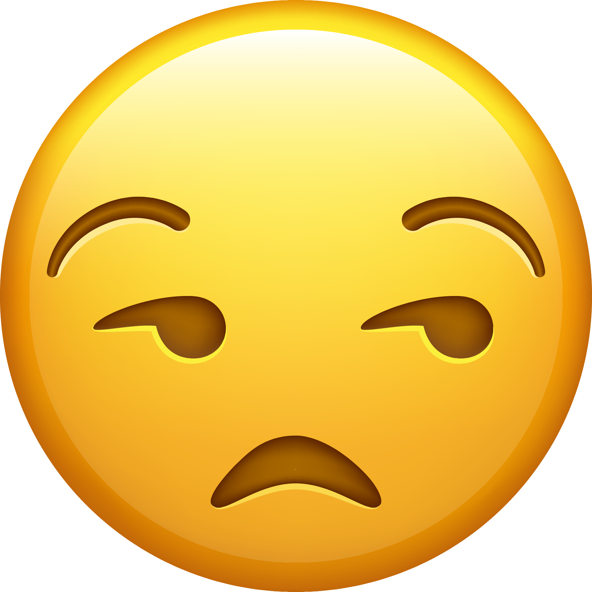 Preview for Disappointed-face-emoji-emoji-classic-sticker-0de3c