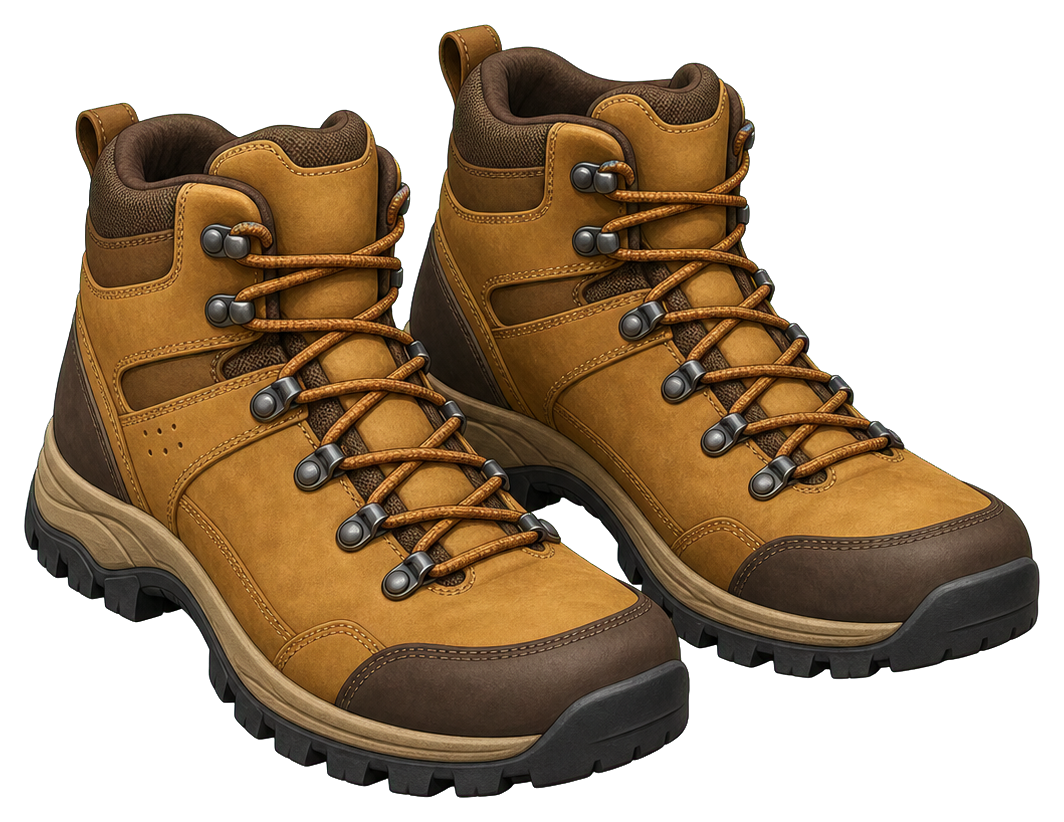 Preview for Hiking Boots Sticker For Outdoor Designs