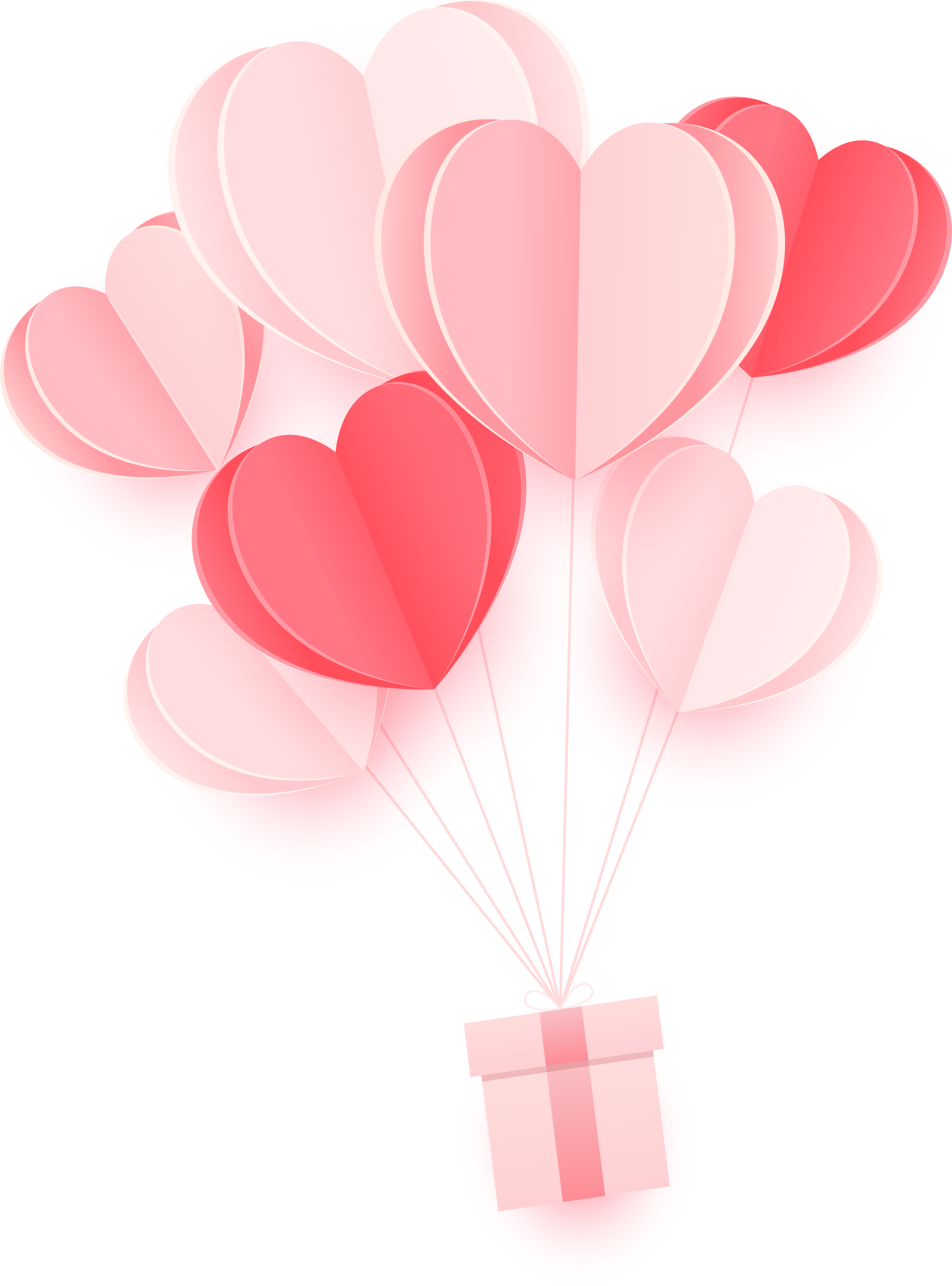 Preview for Heart-balloons-illustration-love-design-sticker-e215e