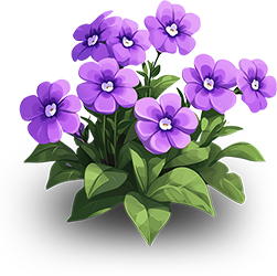 Preview for Purple-periwinkle-flowers-illustration-flora-sticker-fcfb2