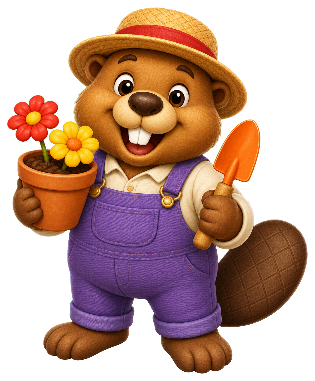 Preview for Garden Beaver Sticker Graphic