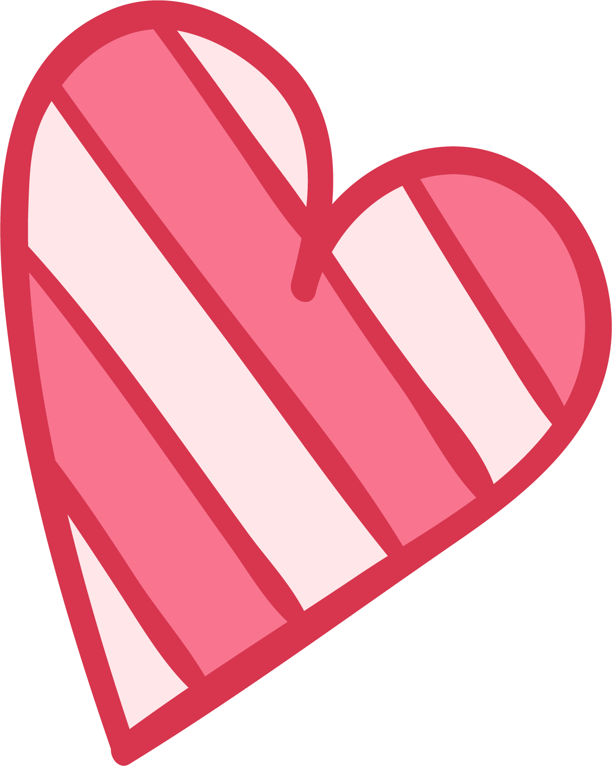 Preview for Pink-heart-icon-design-cute-love-sticker-95250