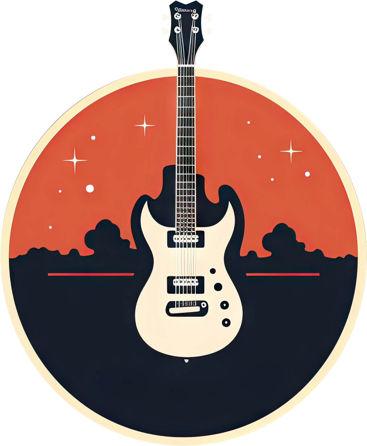 Preview for Electric-guitar-logo-design-logo-object-sticker-e50d0