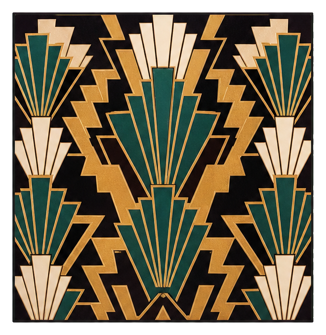 Preview for Art Deco Fan Square Sticker