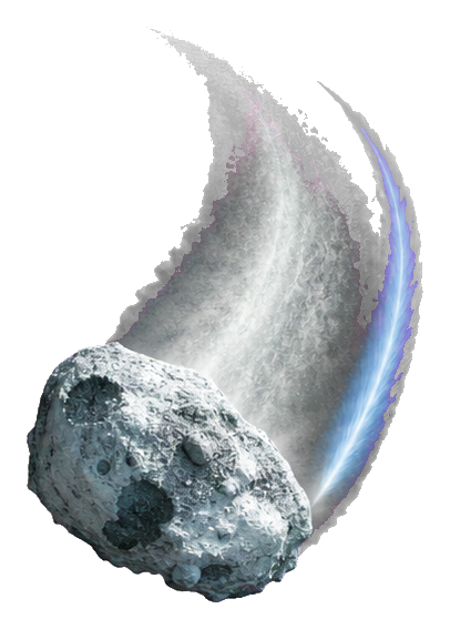 Preview for Realistic Comet Sticker