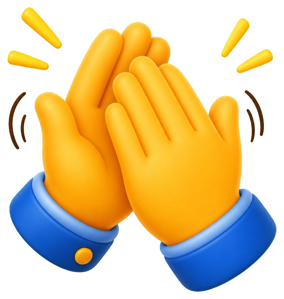 Preview for Clapping Reaction Hands Sticker