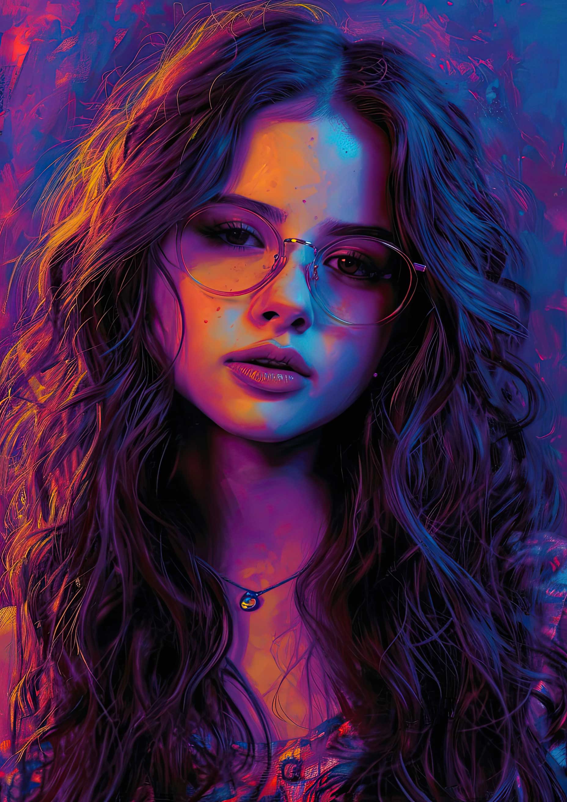 Preview for Vibrant-portrait-young-woman-celebrities-background-69160