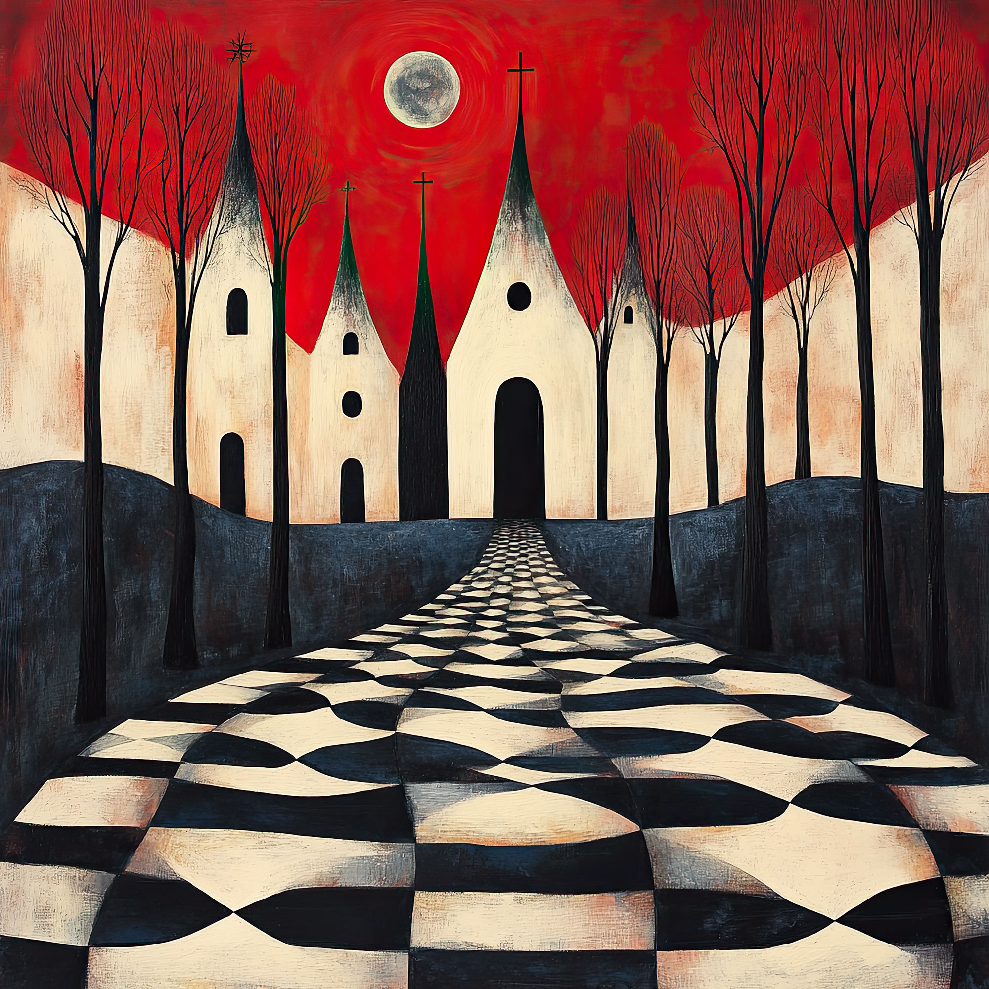 Preview for Surreal-gothic-landscape-art-whimsical-backdrop-background-8fc5b
