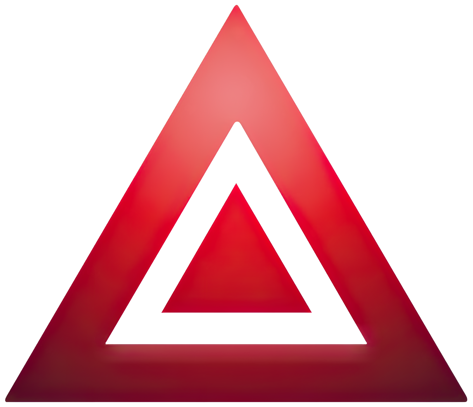 Preview for Red-triangle-warning-sign-logo-geometric-sticker-c020c
