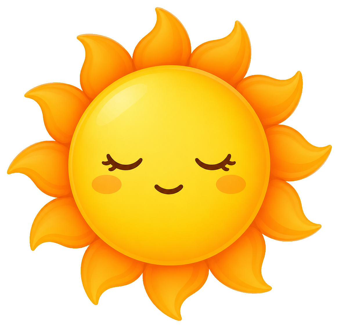 Preview for Sleepy Sun Sticker Graphic
