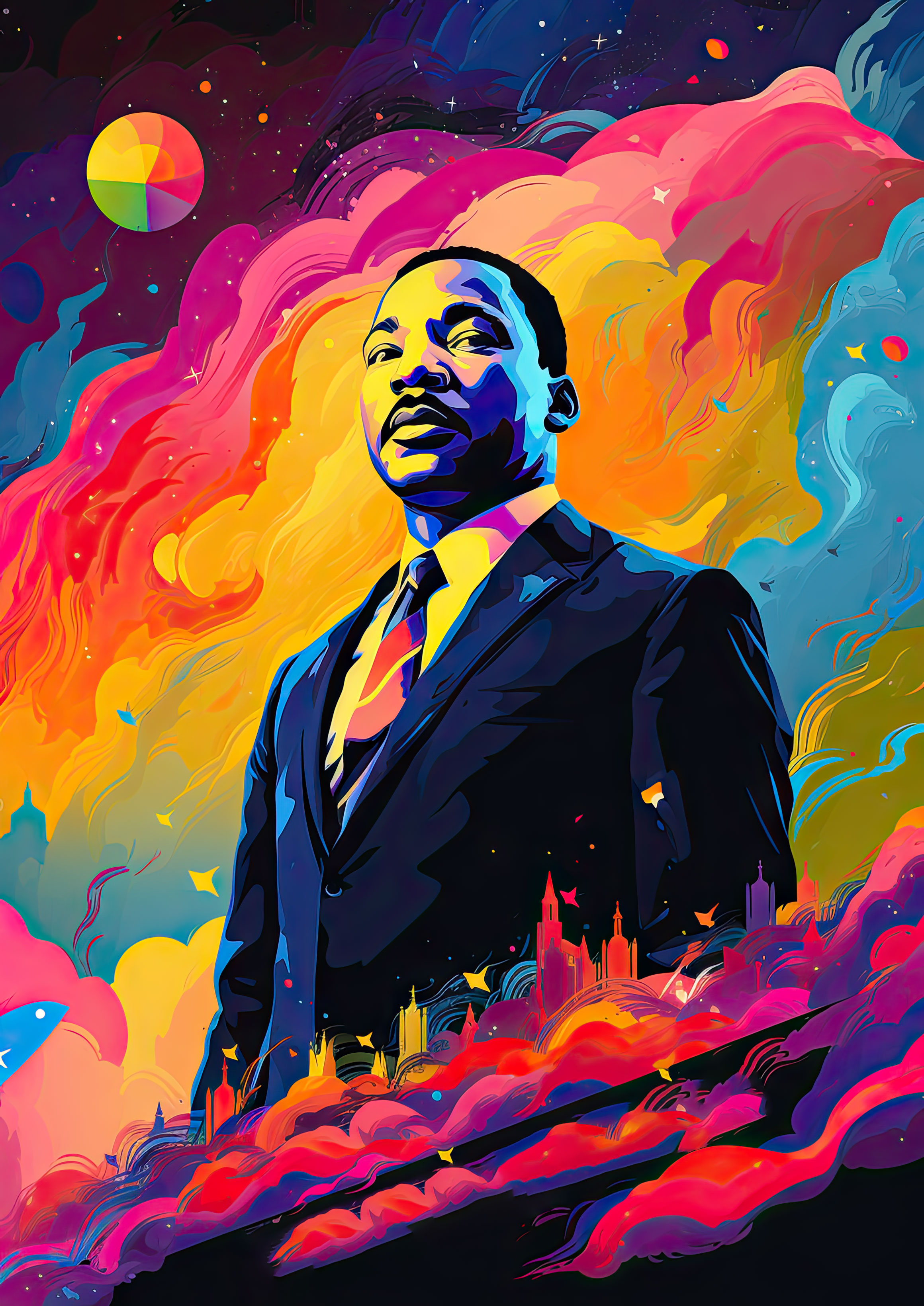 Preview for Martin-luther-king-jr-vibrant-tribute-mlk-background-78959