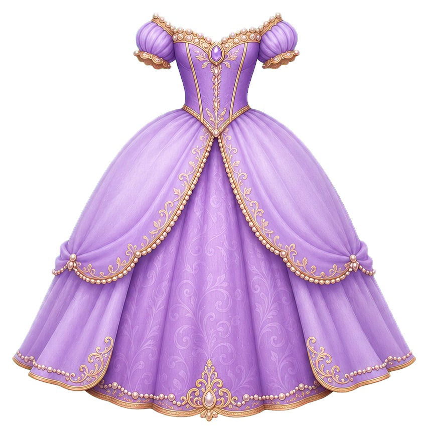 Preview for Lavender Ball Gown Sticker