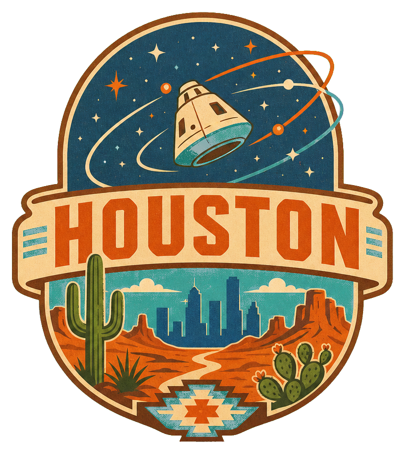 Preview for Houston Space Stars Sticker