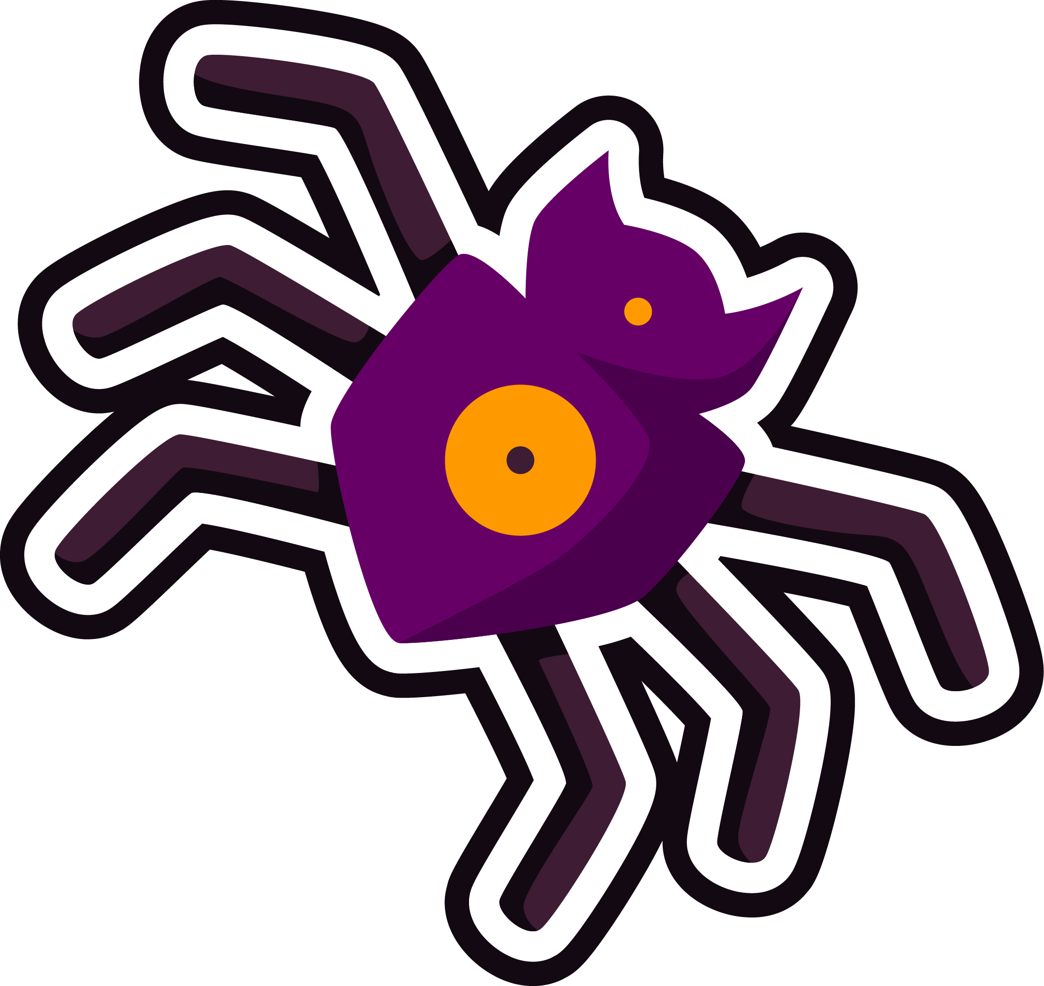 Preview for Purple-spider-icon-design-halloween-sticker-a9f00