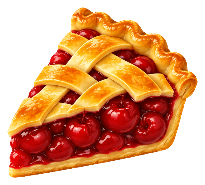 Preview for 3d Dessert Delights Cherry Pie Slice