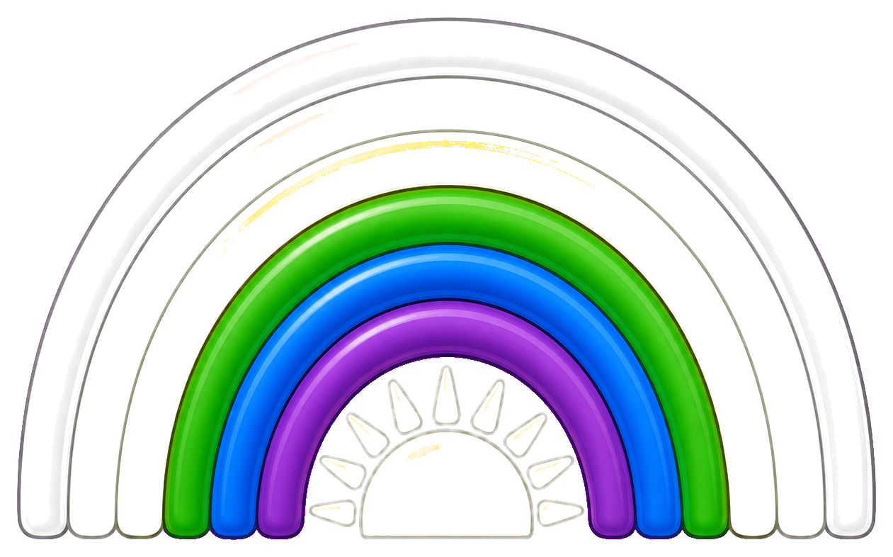 Preview for Rainbow Arc Sticker For Creative Designs