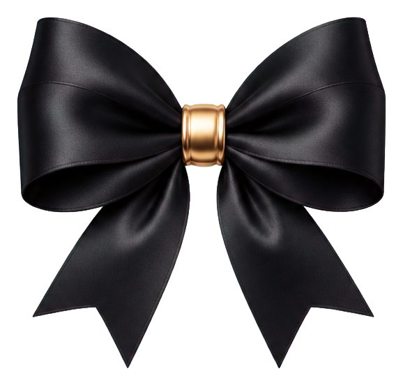 Preview for Black Gold Bow 50th Birthday Sticker