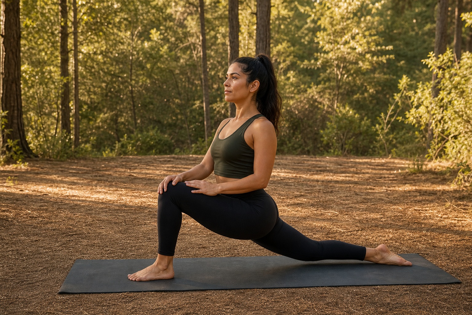 Preview for Forest Clearing Stretch Yoga Background