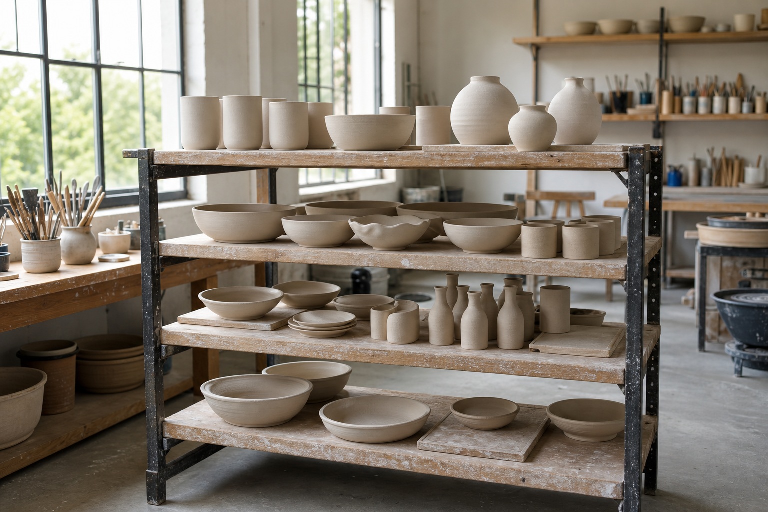 Preview for Bright Pottery Studio Background