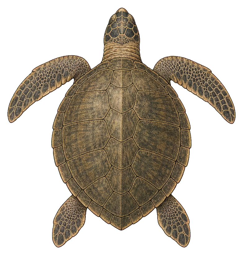Preview for Olive Ridley Sea Turtle Vintage Sticker