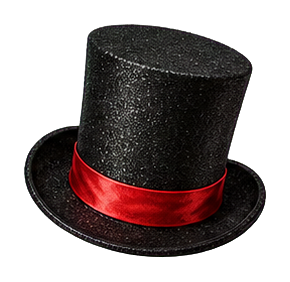 Preview for Black Top Hat Sticker
