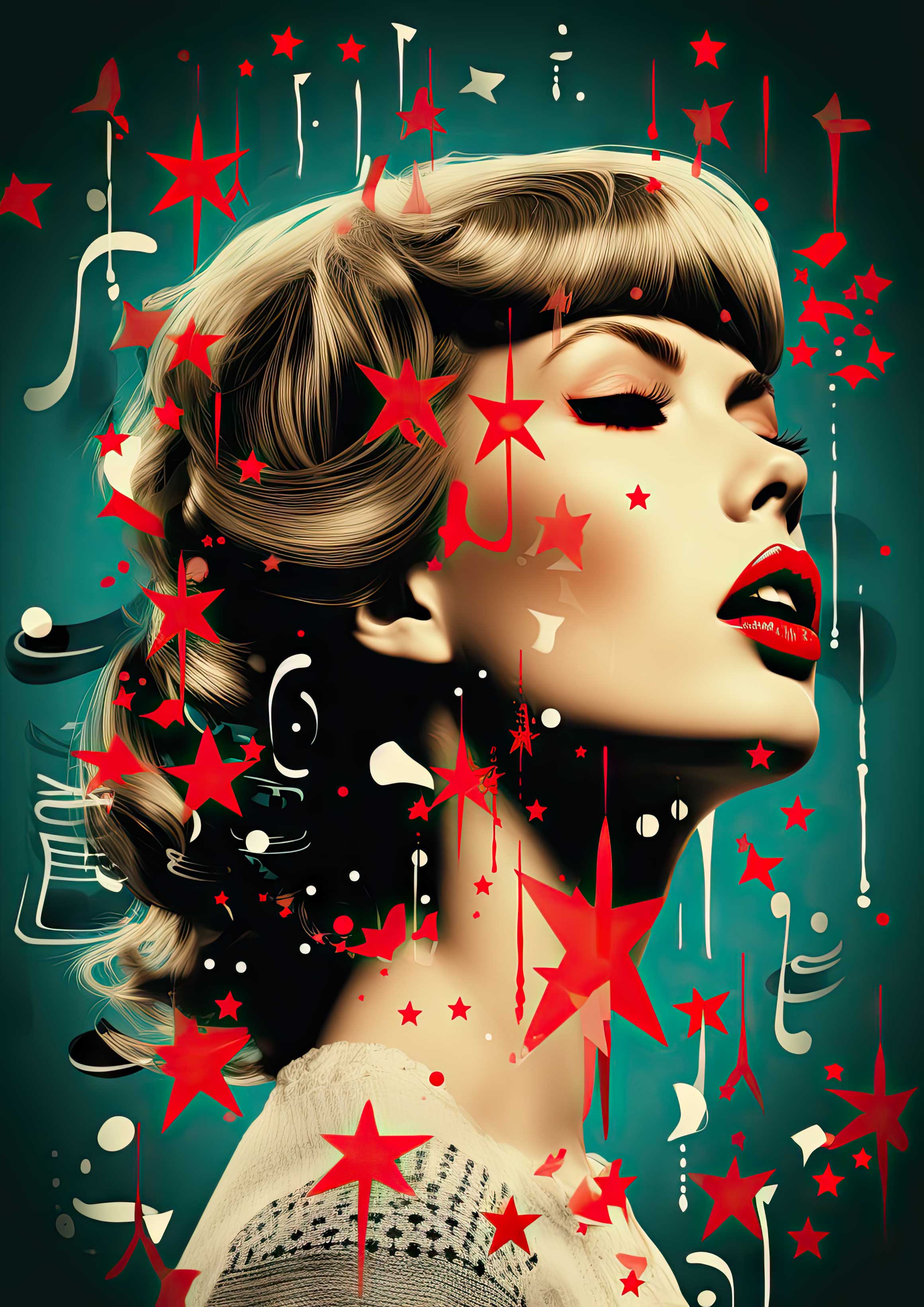Preview for Pop-art-portrait-illustration-taylor-swift-background-d6424
