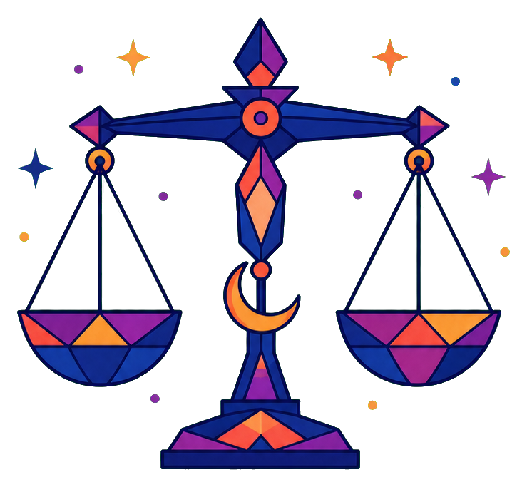 Preview for Libra Celestial Scales Sticker