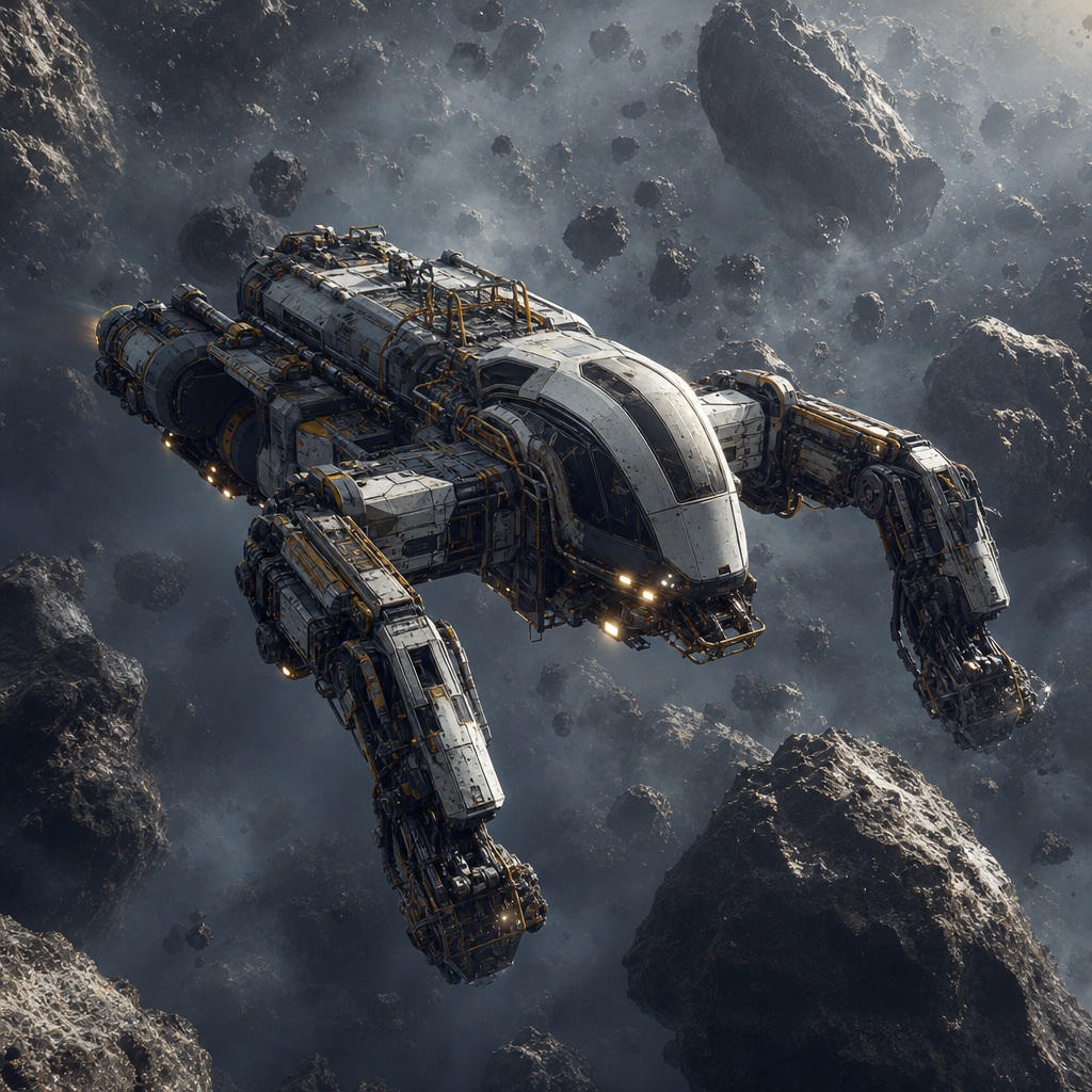 Preview for Asteroid Miner Mist Stock Background