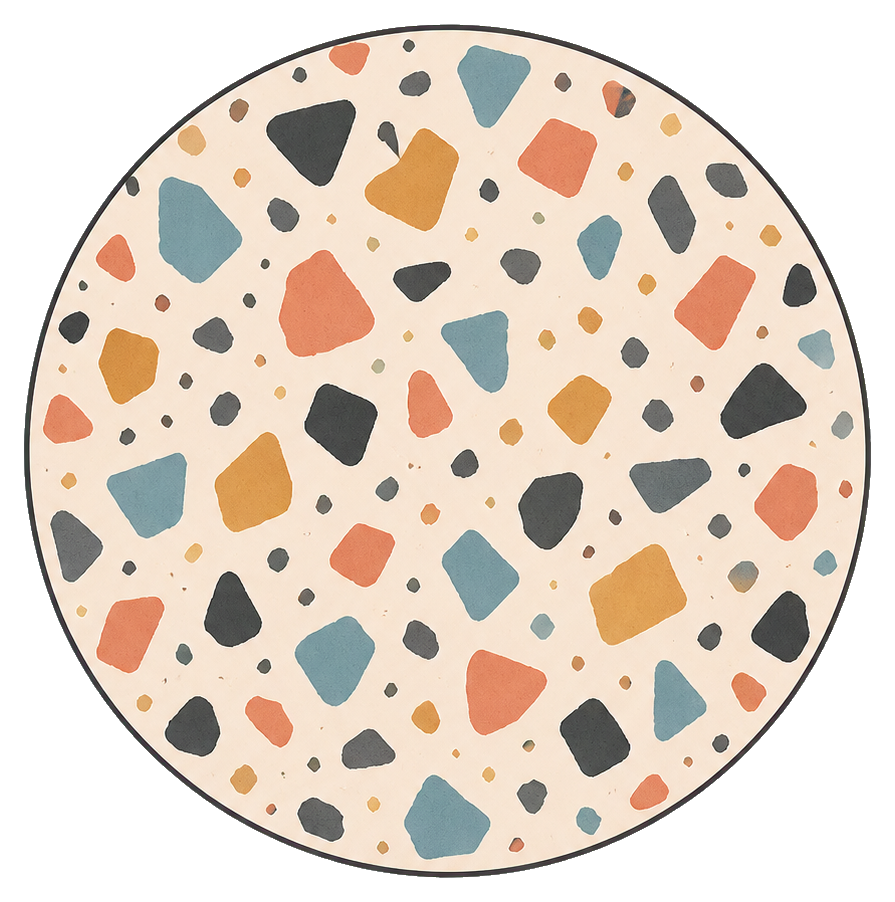 Preview for Terrazzo Circle Sticker
