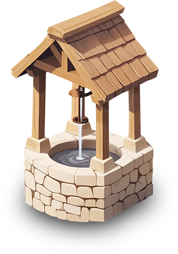 Preview for Wishing-well-illustration-hardscape-sticker-39dc2