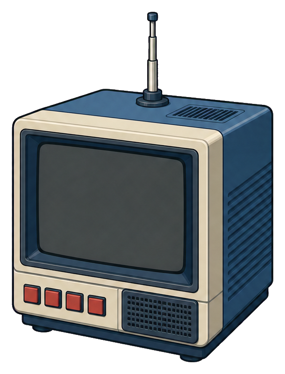 Preview for Cube Screen Television Sticker