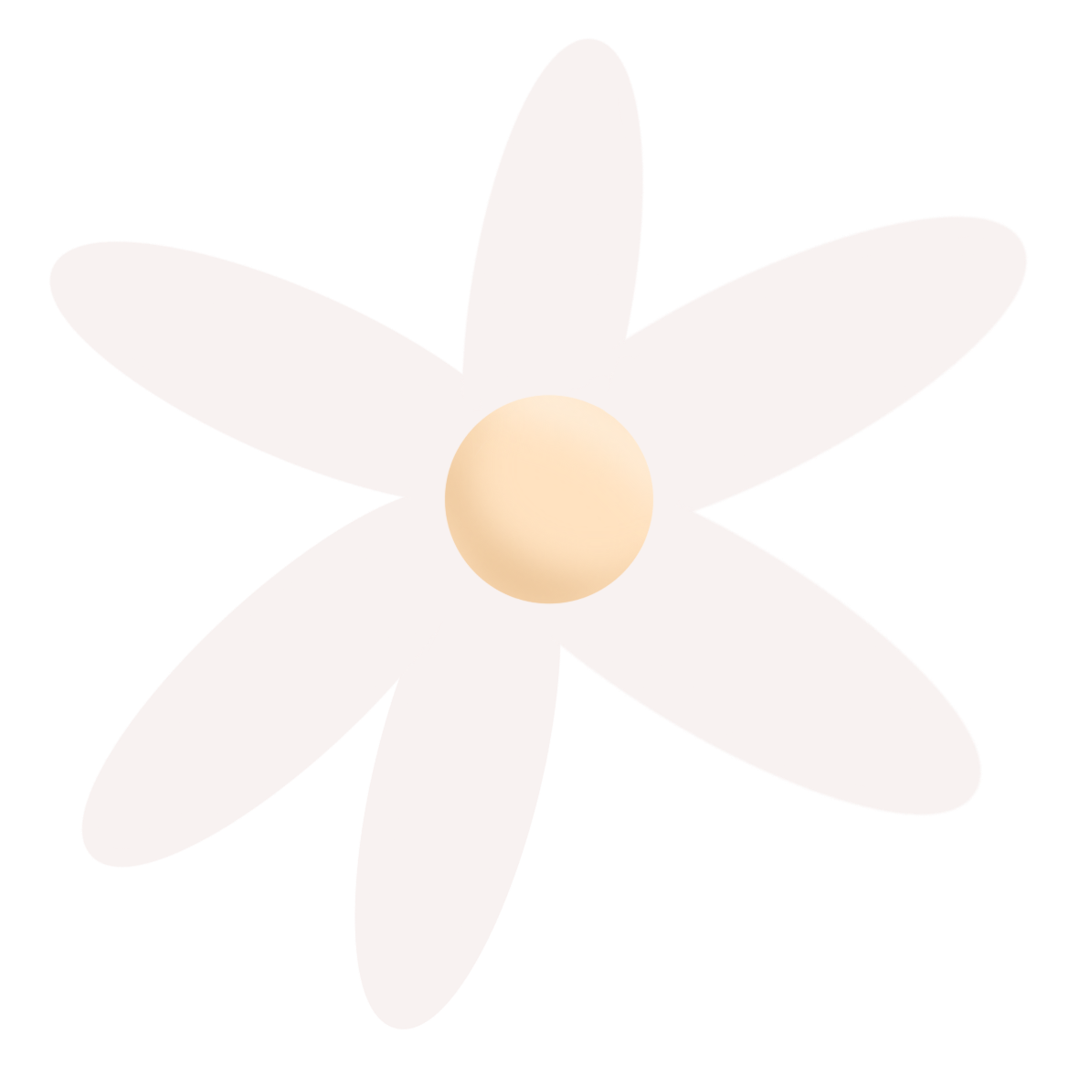 Preview for Simple-white-flower-icon-animal-sticker-05123