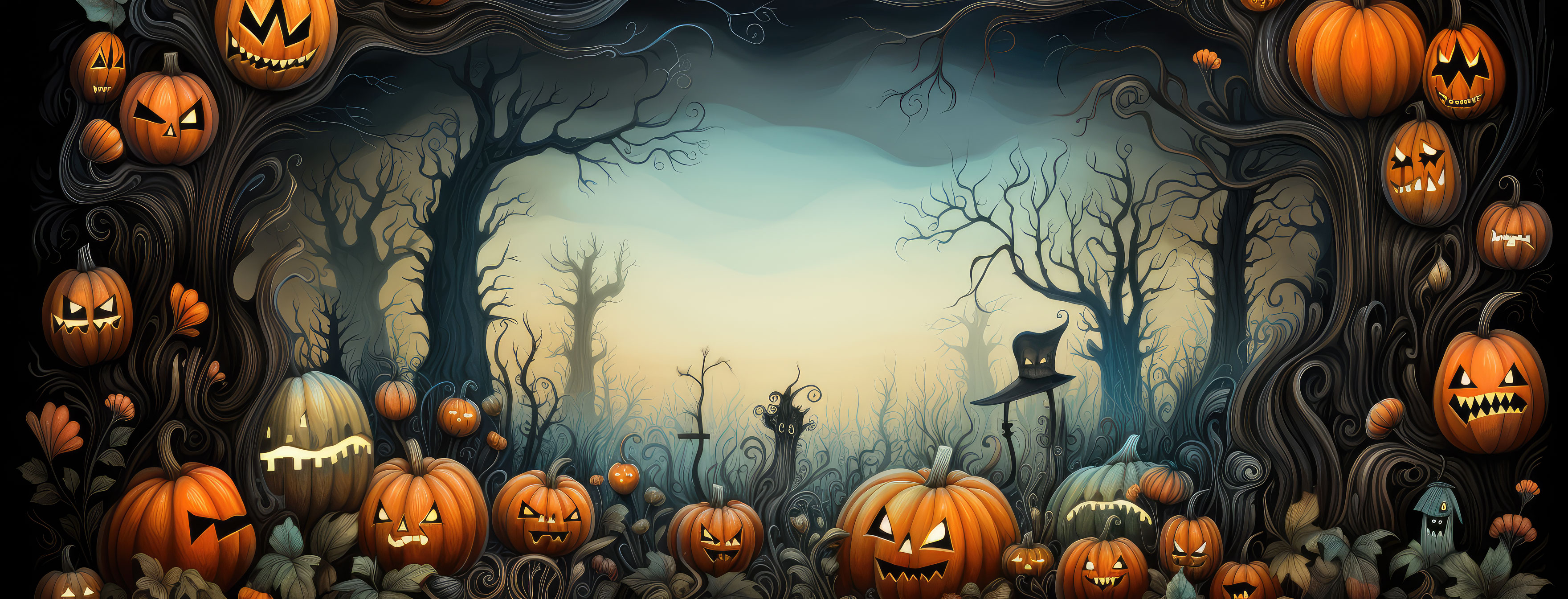 Preview for Halloween-spooky-pumpkin-background-halloween-cover-73e1d